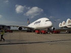 Airbus A380 - MV252226 (2);  100 Jahre Flughafen Hamburg...;  Flughafen Fuhlsbüttel, Hamb...; Profile: Rowald; 