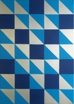 Orientblau; 50 x 70 cm; EUR 125,-; Profile: Gitta; 