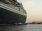 Queen Mary II;  Another habor trip;  Hamburg Germany; Profile: Rowald; 