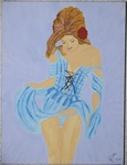 Bluelady\n30 x 40 cm\nEUR 55,-